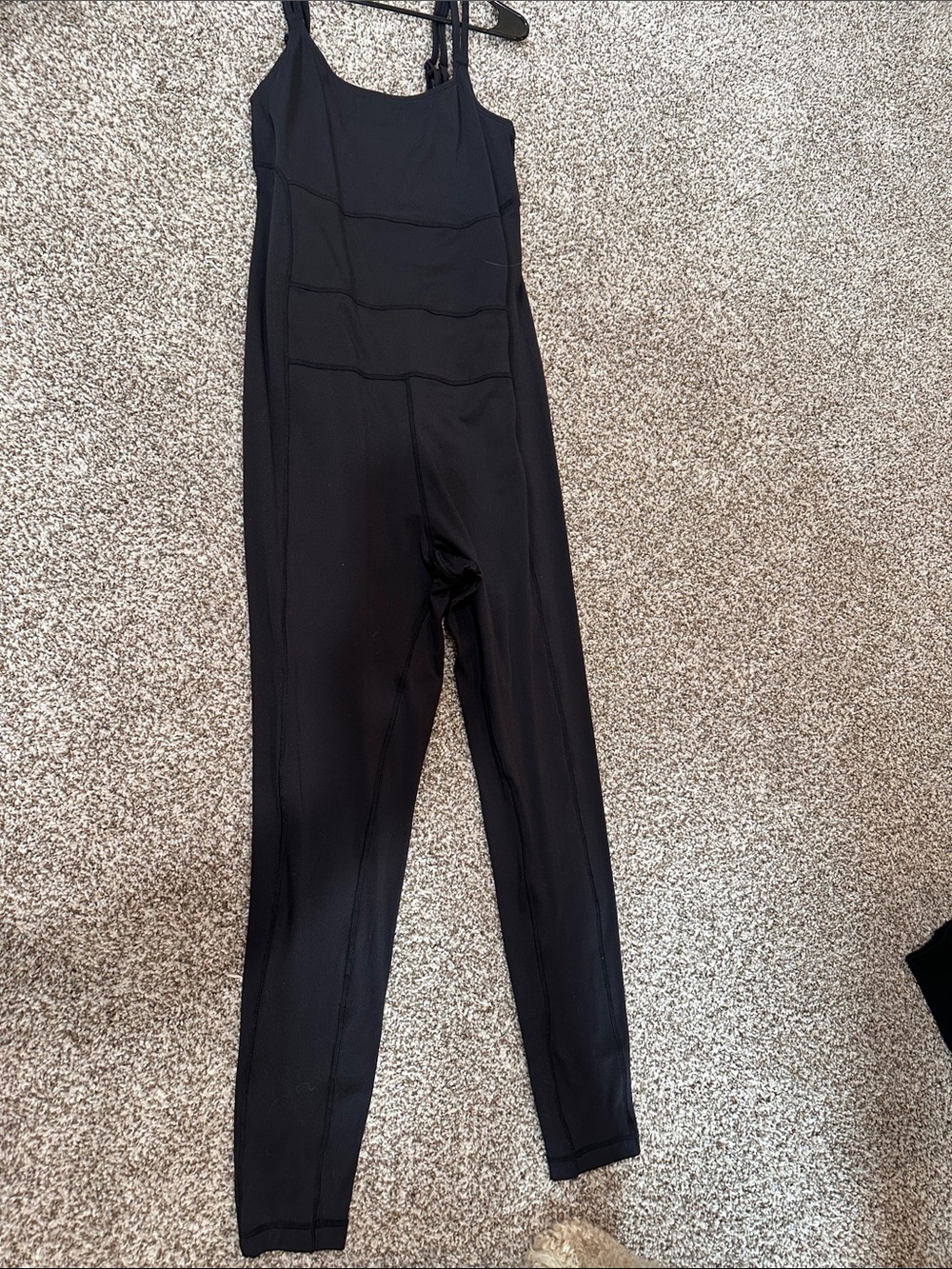The Game Black Slim-Fit Jumpsuit with Paneled Front
